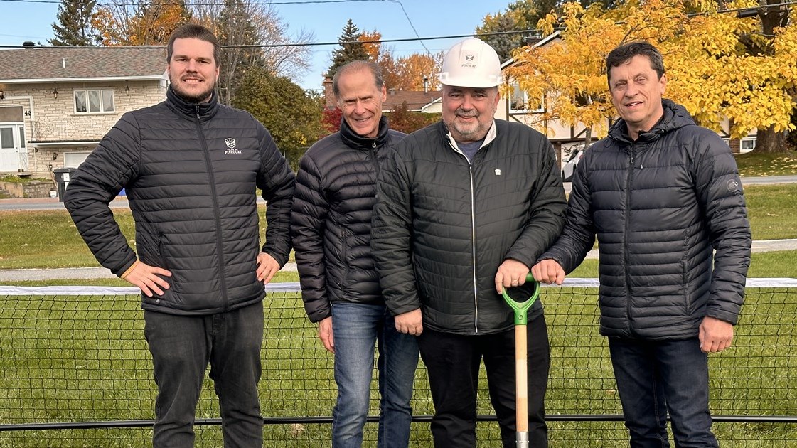 Deux terrains de pickleball sont en construction à Pincourt