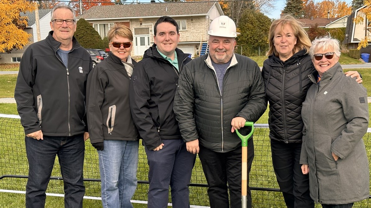 Deux terrains de pickleball sont en construction à Pincourt
