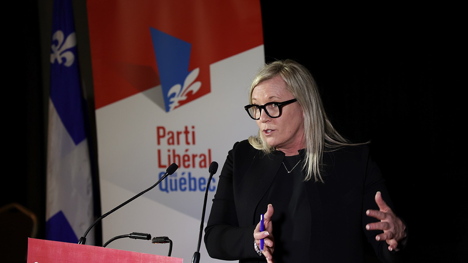 Il y a une vingtaine de jours, la députée de Vaudreuil était élue sous la bannière libérale. Elle entamera son nouveau mandat à titre de députée indépendante.