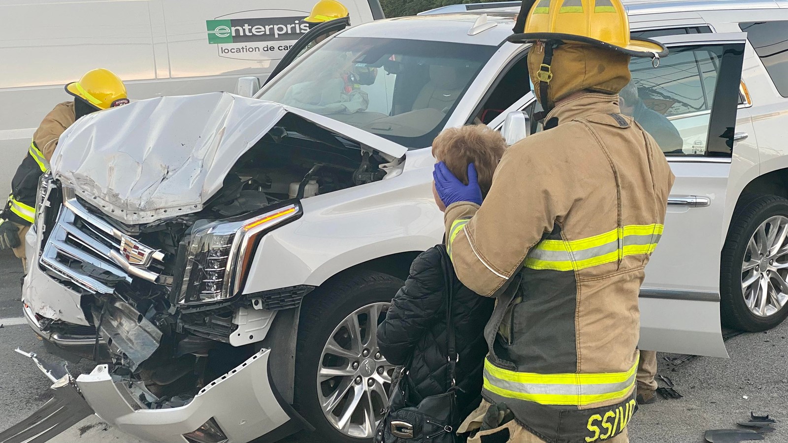 Collision sur le boulevard de Soulanges