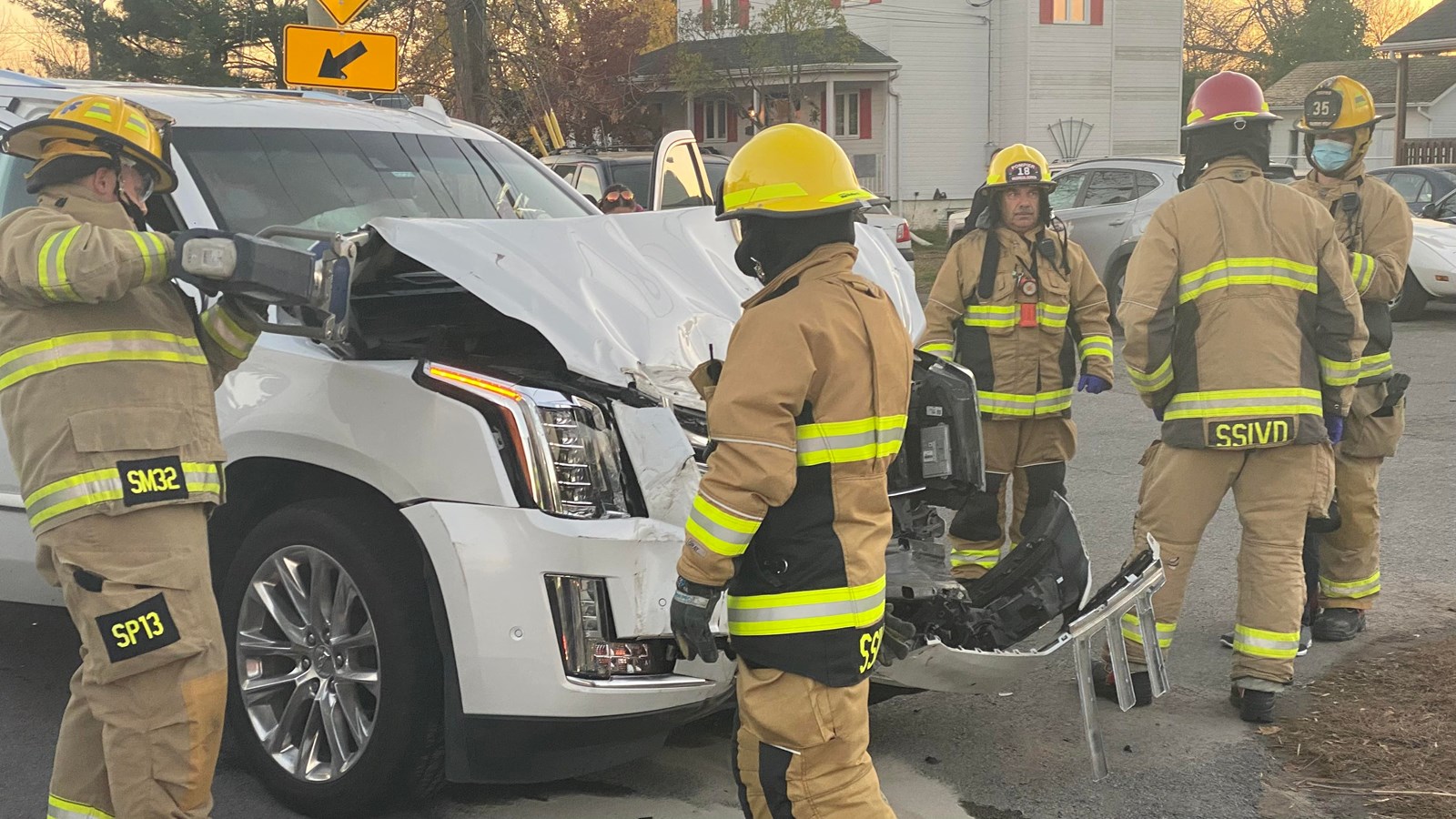 Collision sur le boulevard de Soulanges