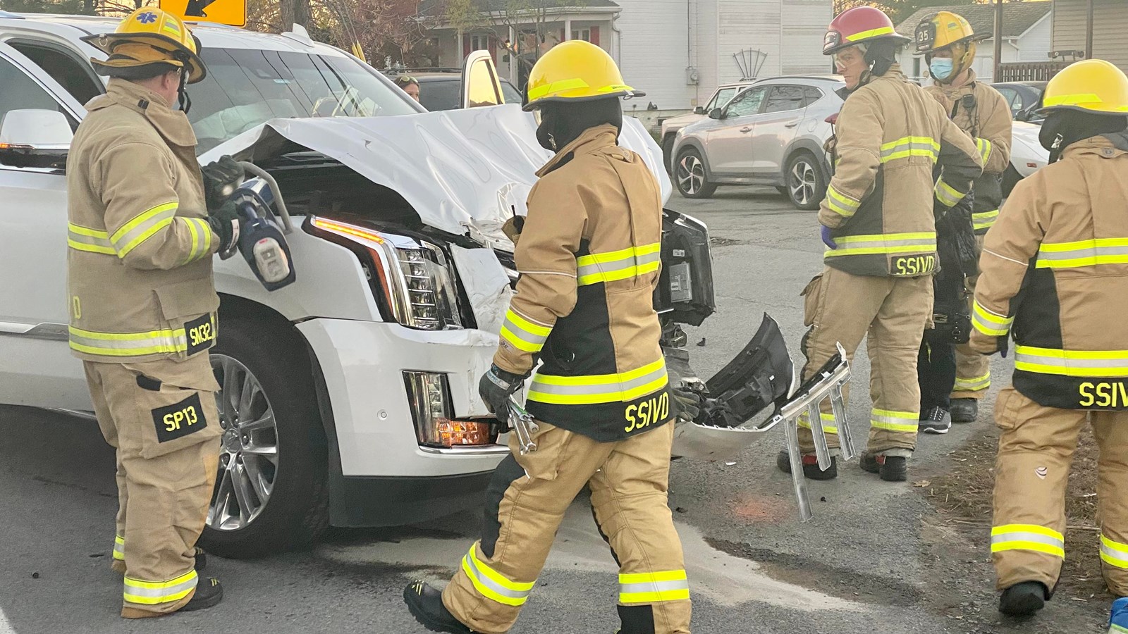 Collision sur le boulevard de Soulanges