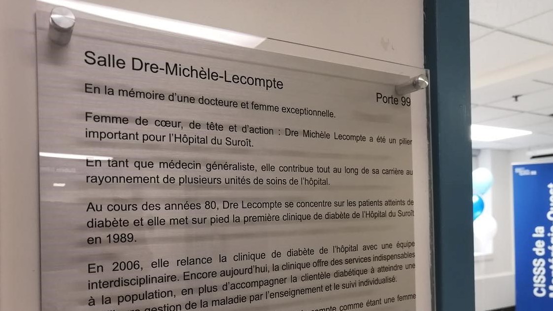 Le CISSS de la Montérégie-Ouest rend hommage à une médecin d’exception