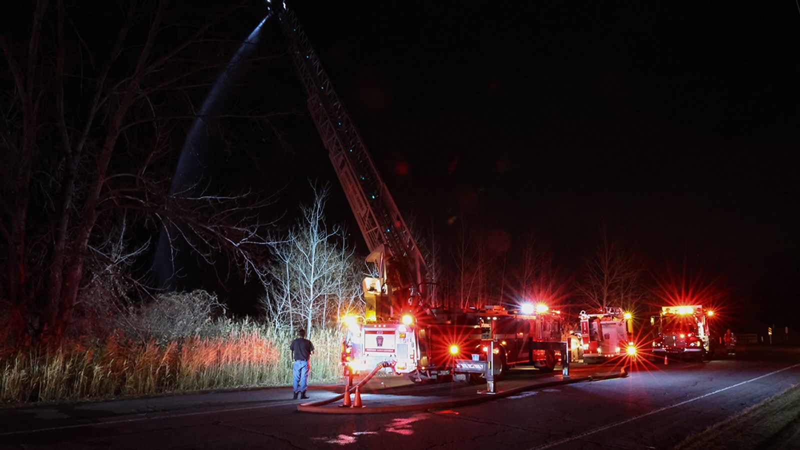 Un feu de broussailles a occupé les sapeurs de Saint-Zotique et Rivière-Beaudette