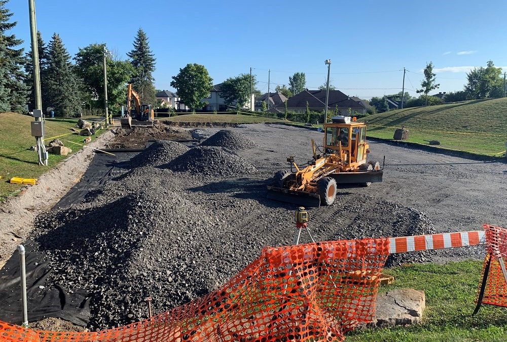 NDIP: Les travaux d'aménagement de la patinoire réfrigérée ont débuté