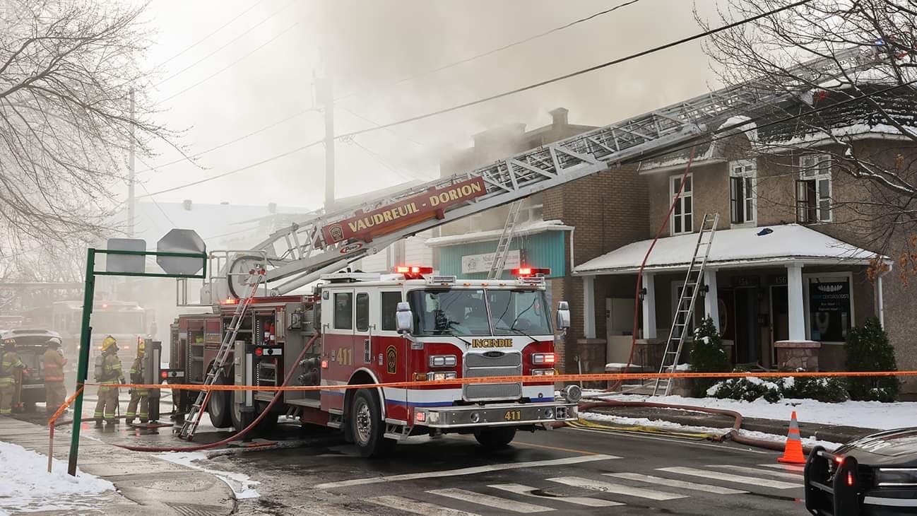 Incendie à Vaudreuil-Dorion: l’agence de Nicole & Cie voyage devra se reloger
