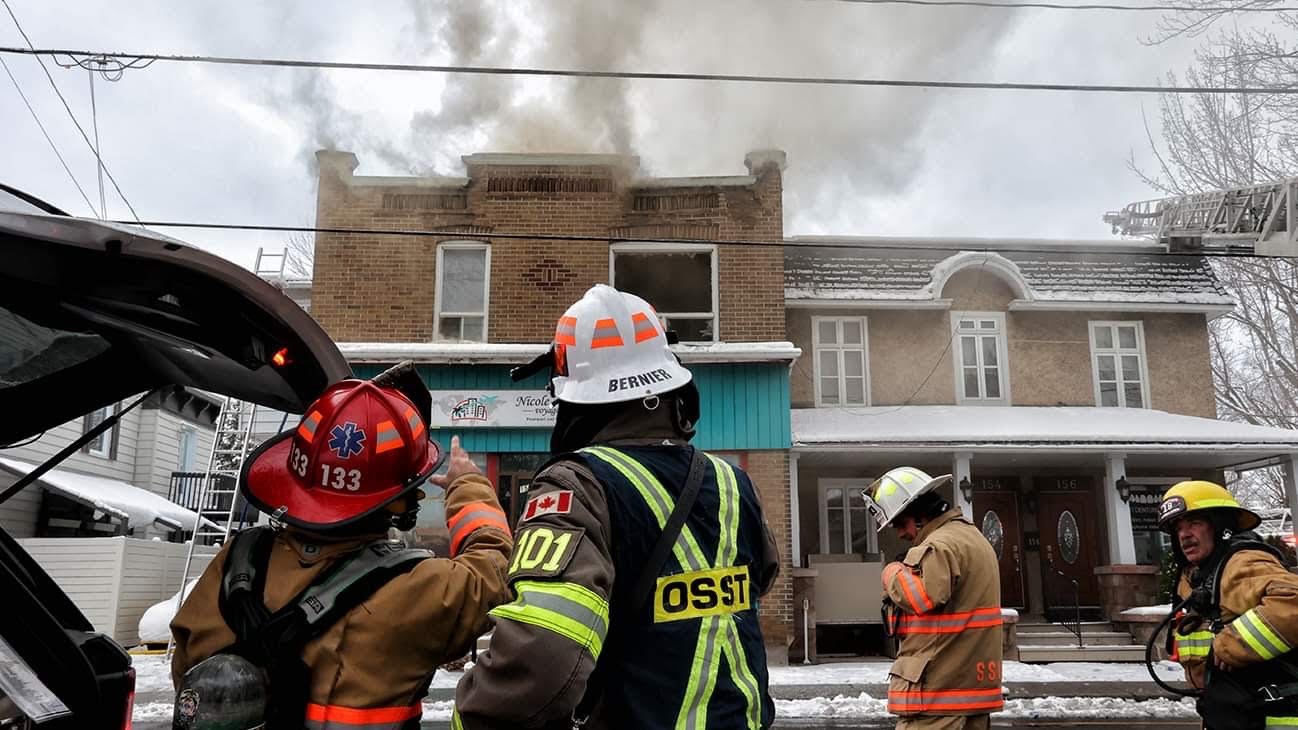 Incendie à Vaudreuil-Dorion: l’agence de Nicole & Cie voyage devra se reloger