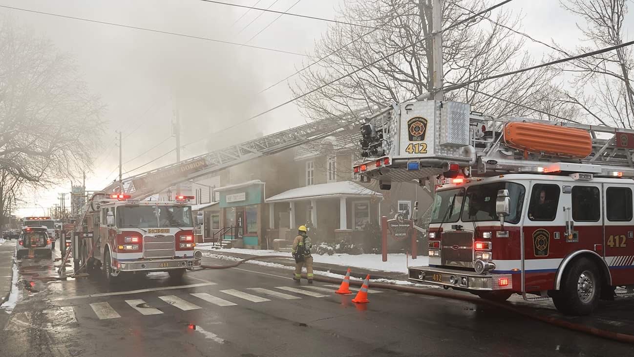 Incendie à Vaudreuil-Dorion: l’agence de Nicole & Cie voyage devra se reloger