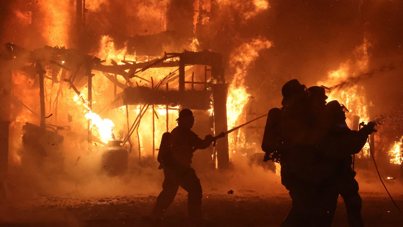 Une résidence de Rivière-Beaudette est la proie des flammes