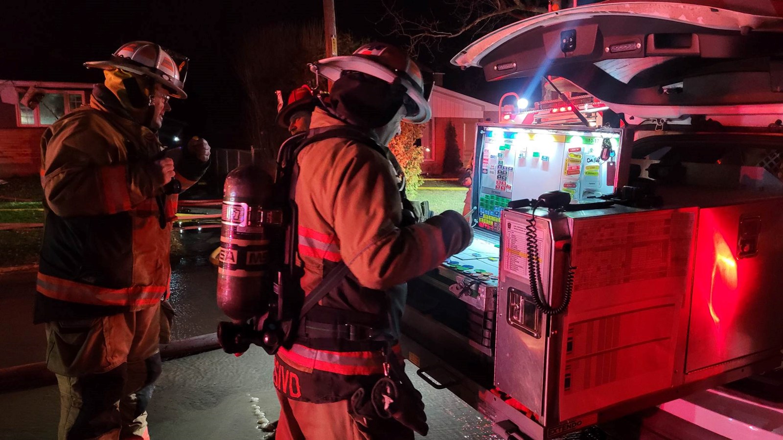 Les pompiers interviennent dans une résidence de la rue Duffy à Vaudreuil-Dorion 