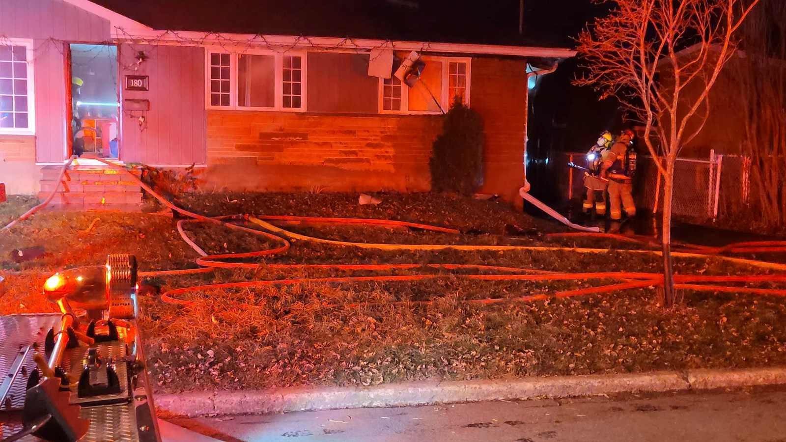 Les pompiers interviennent dans une résidence de la rue Duffy à Vaudreuil-Dorion 