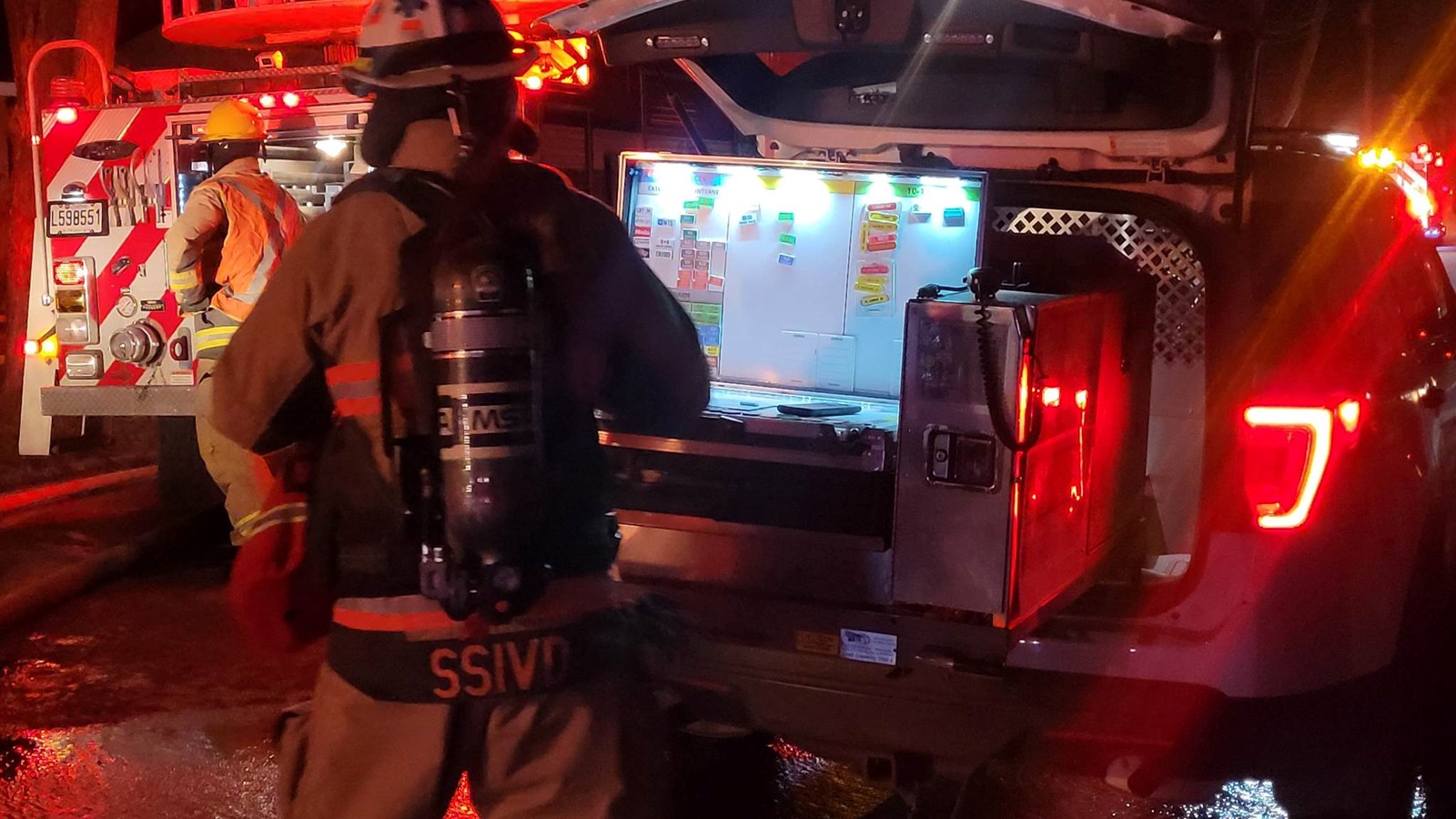 Les pompiers interviennent dans une résidence de la rue Duffy à Vaudreuil-Dorion 