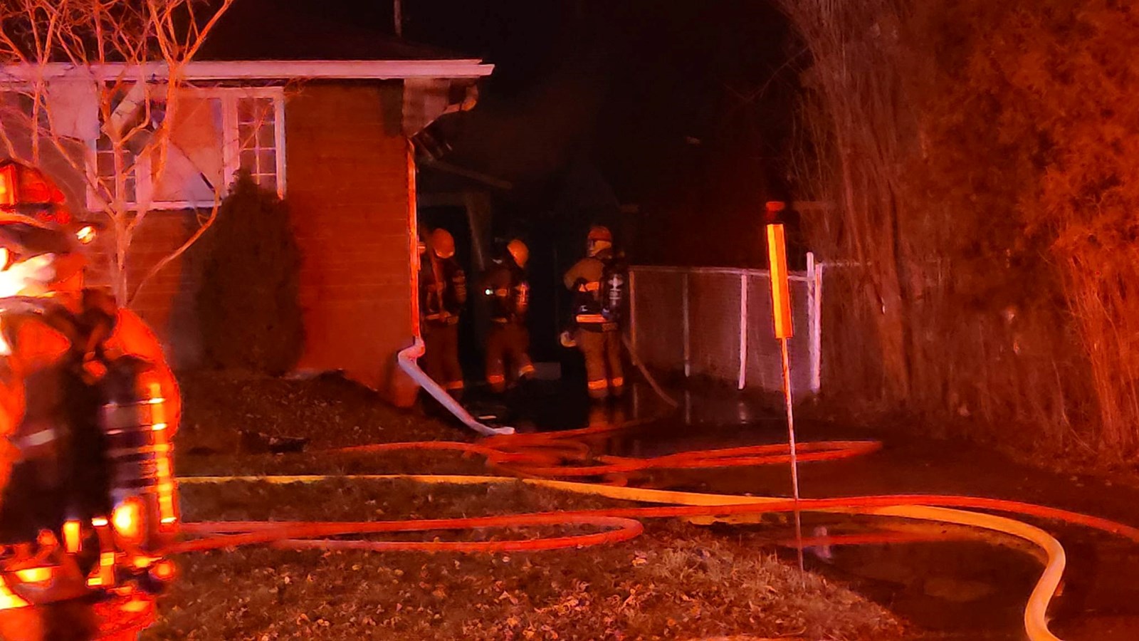 Les pompiers interviennent dans une résidence de la rue Duffy à Vaudreuil-Dorion 