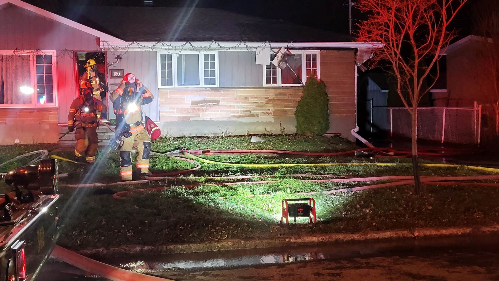 Les pompiers interviennent dans une résidence de la rue Duffy à Vaudreuil-Dorion 