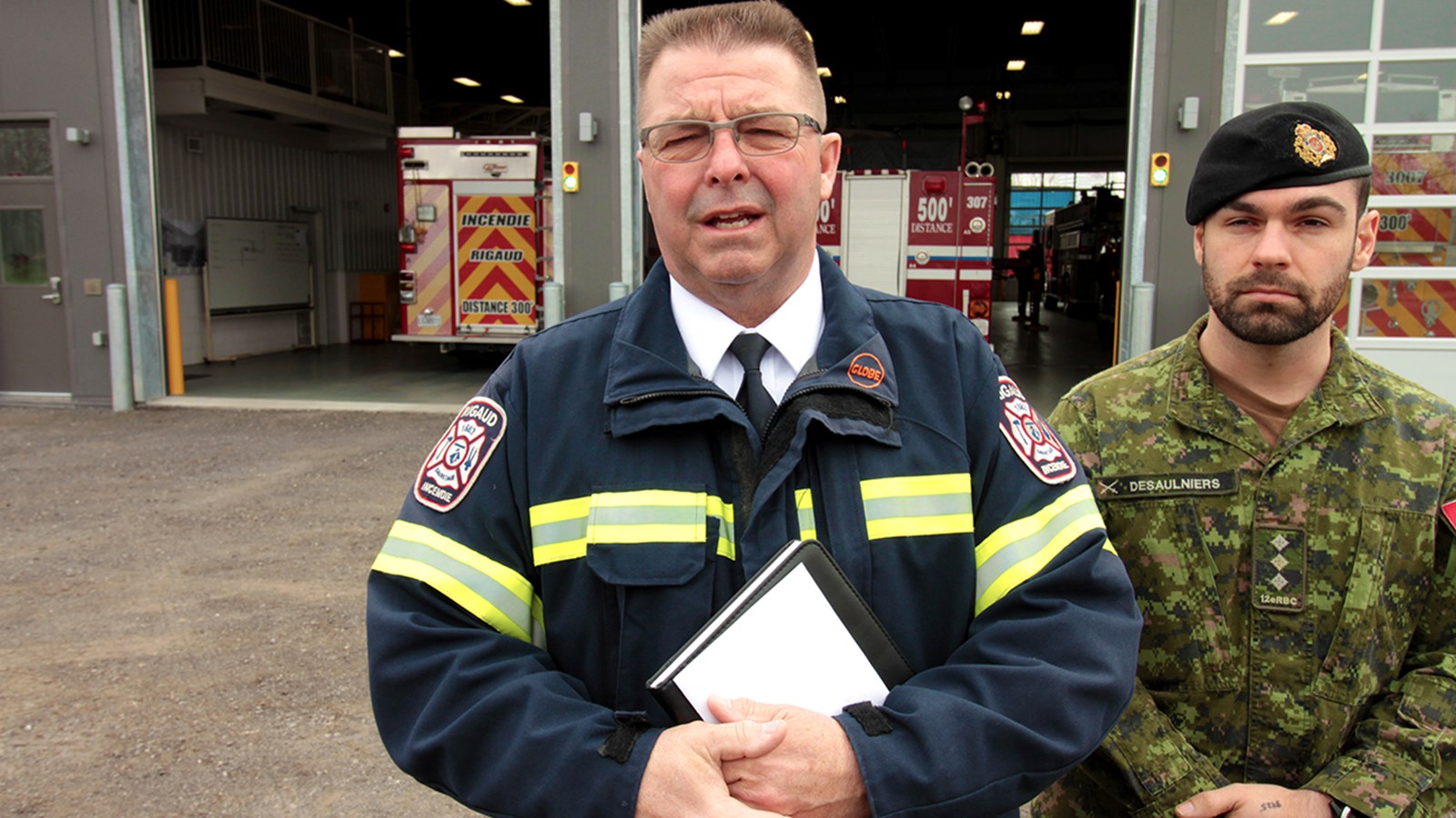 La brigade incendie de Saint-Lazare souligne le départ de son directeur Daniel Boyer