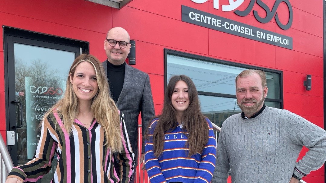 Catherine Giroux, Claude Reid, Mélissa Boivin et Luc Gauthier