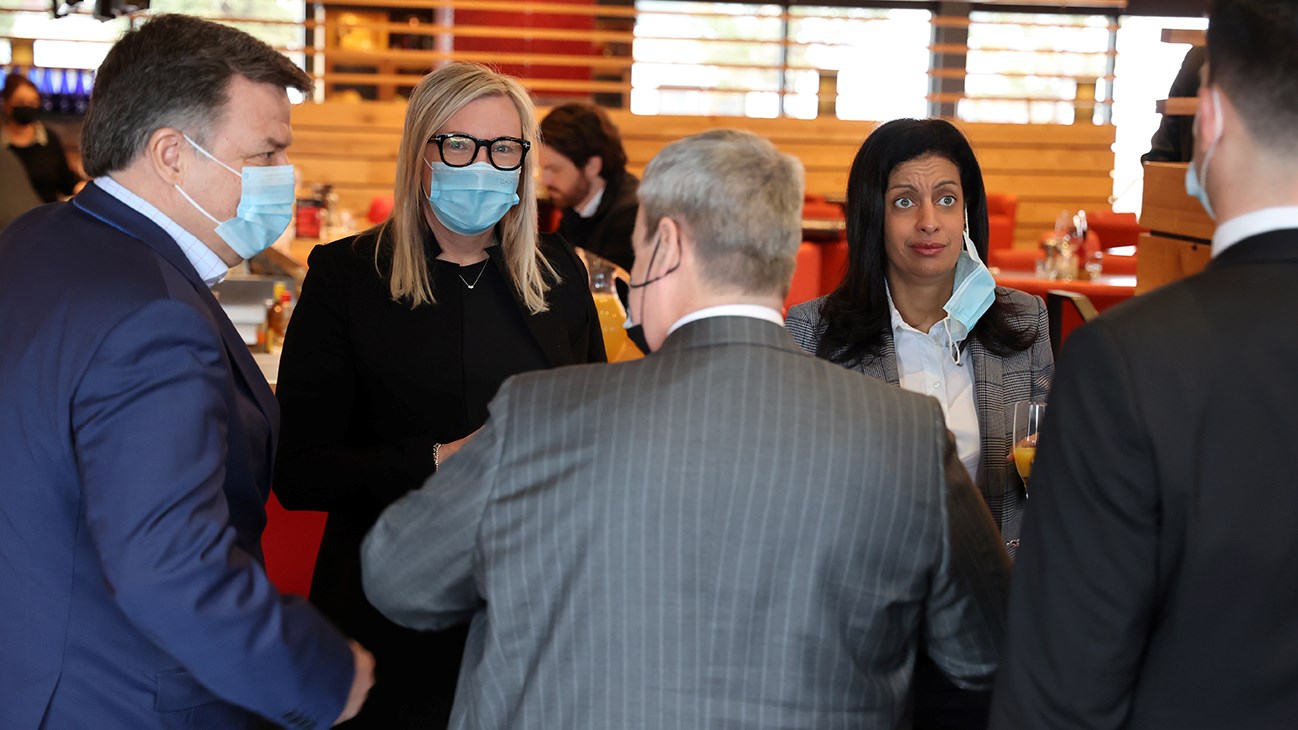 Dominique Anglade en visite à la Chambre de Commerce de Vaudreuil-Soulanges