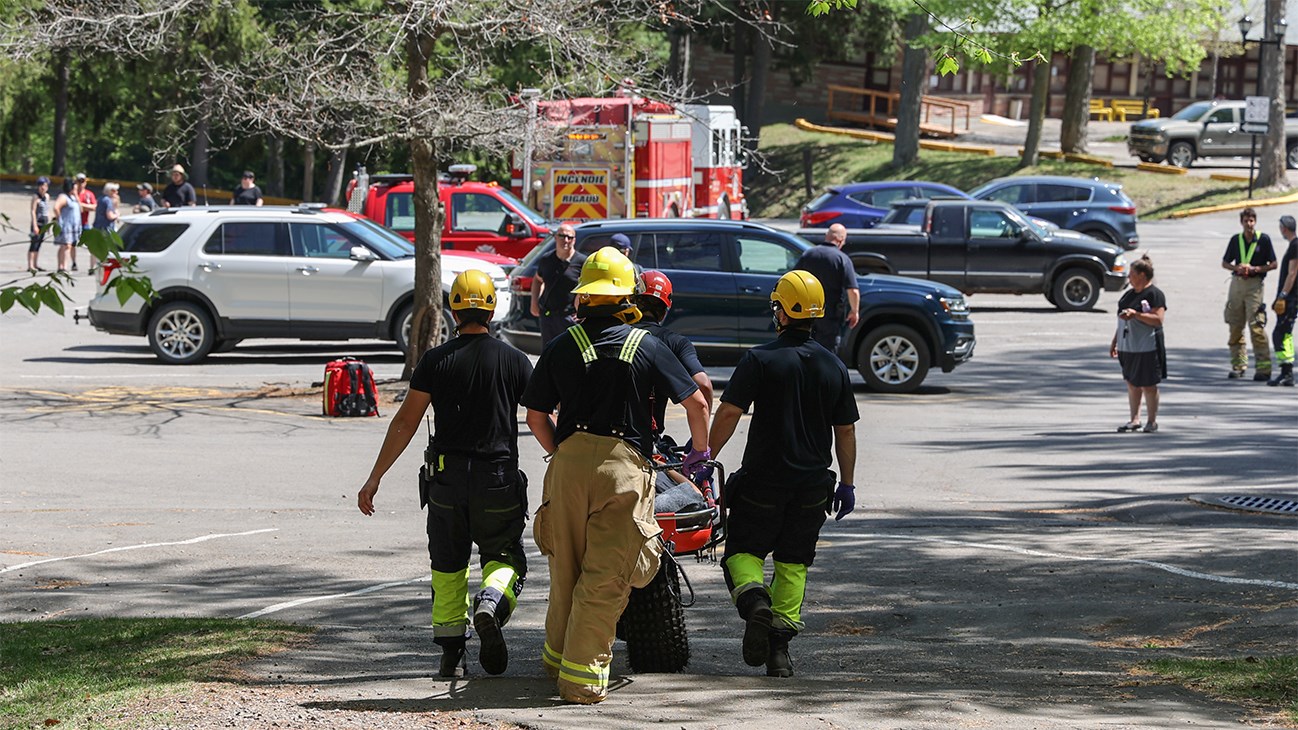 Une randonneuse secourue par les pompiers de Rigaud