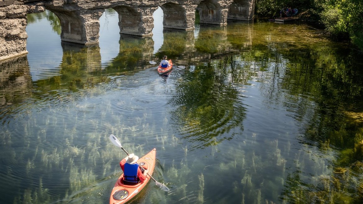 Retour de la descente de kayak dans le canal de Soulanges.