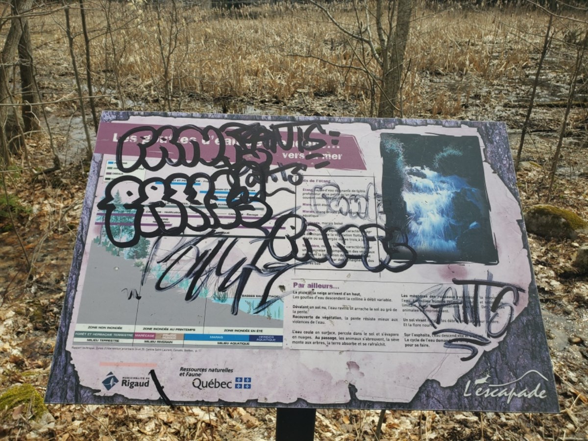 Vandalisme: La Ville de Rigaud demande l'aide de la population