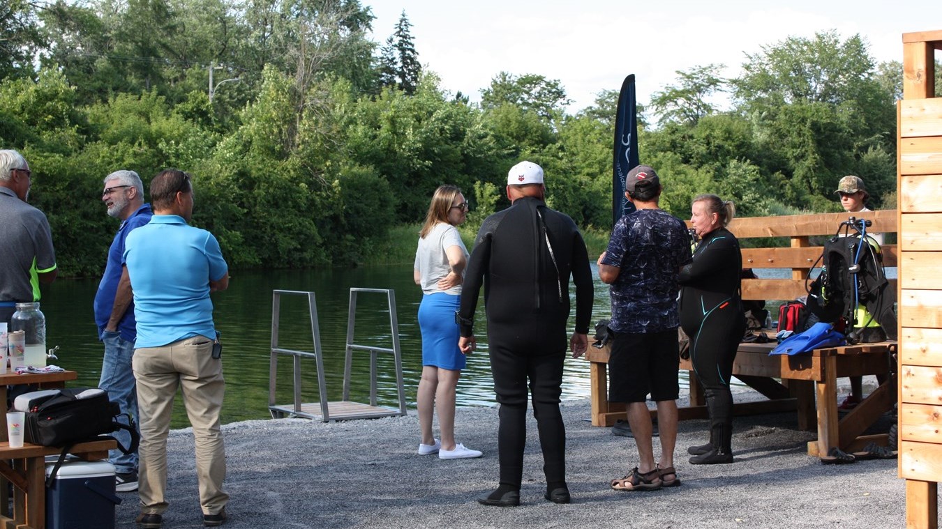Réouverture des accès à la plongée sous-marine à Pointe-des-Cascades