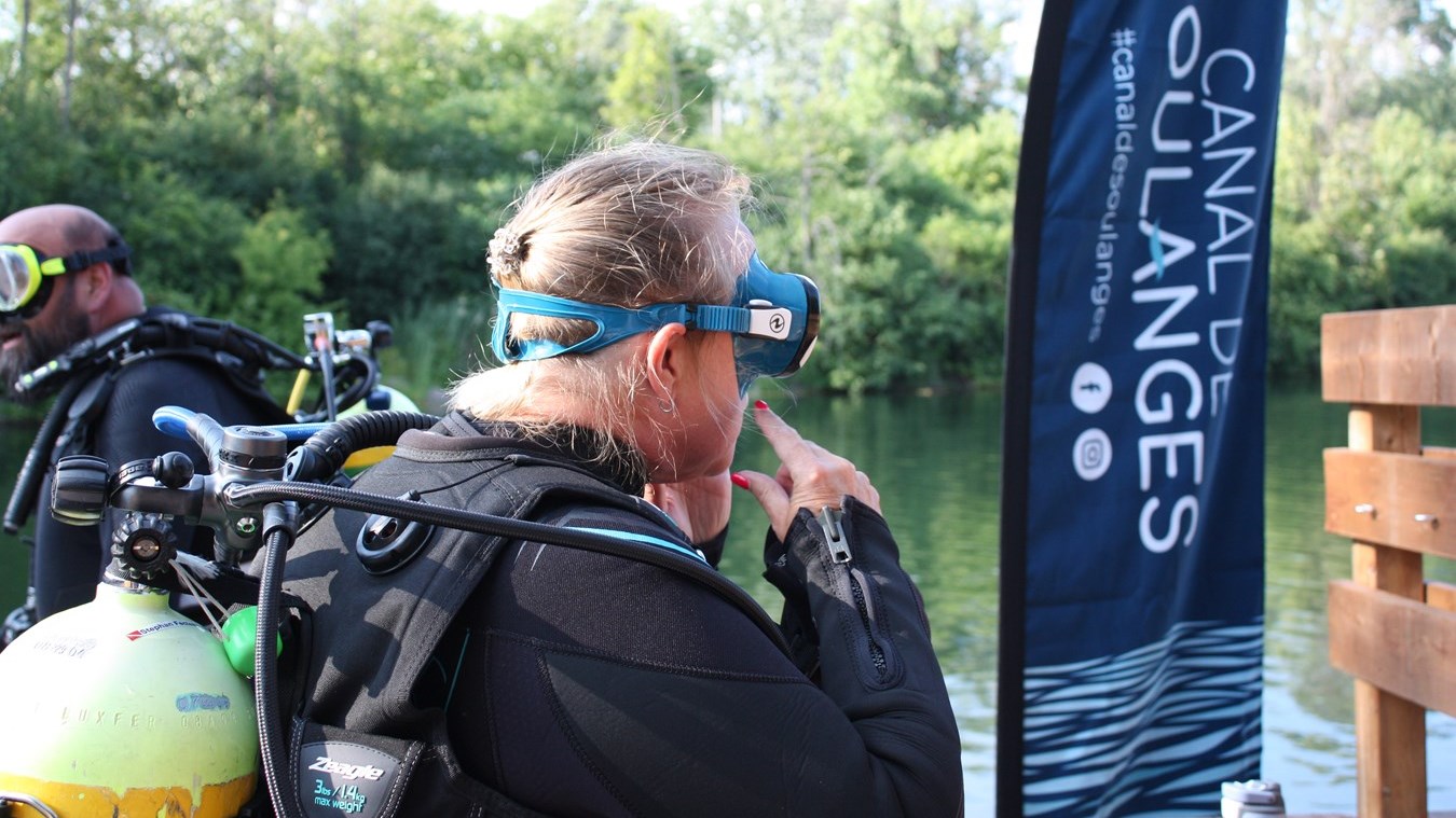 Réouverture des accès à la plongée sous-marine à Pointe-des-Cascades