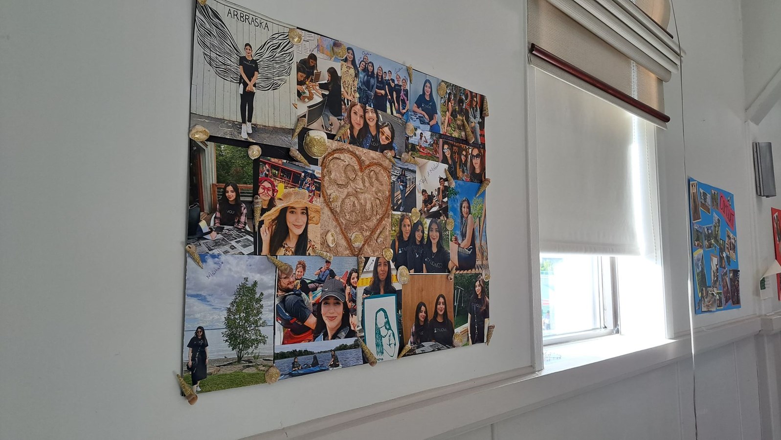 Les participants ont crée des montages photos afin de conserver des souvenirs de cette expérience
