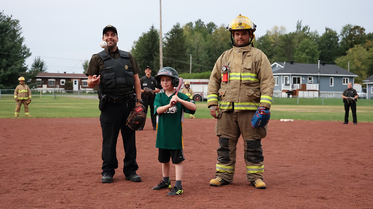 Un match de baseball à bâtons rompus à Sainte-Justine-de-Newton