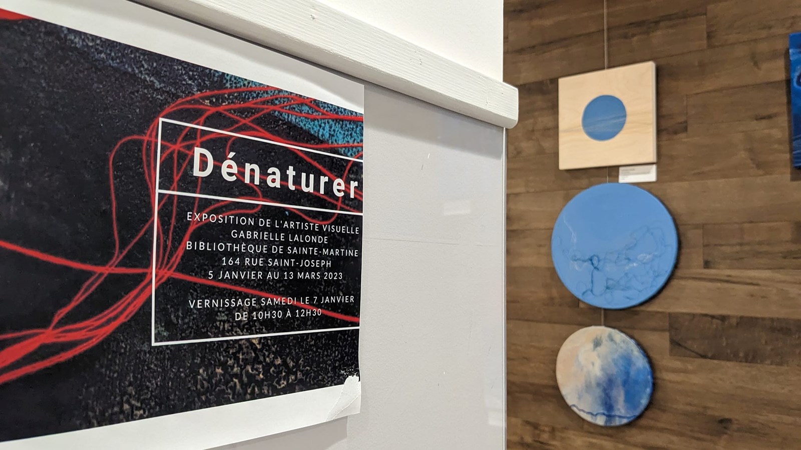 Une nouvelle exposition à la bibliothèque de Sainte-Martine 