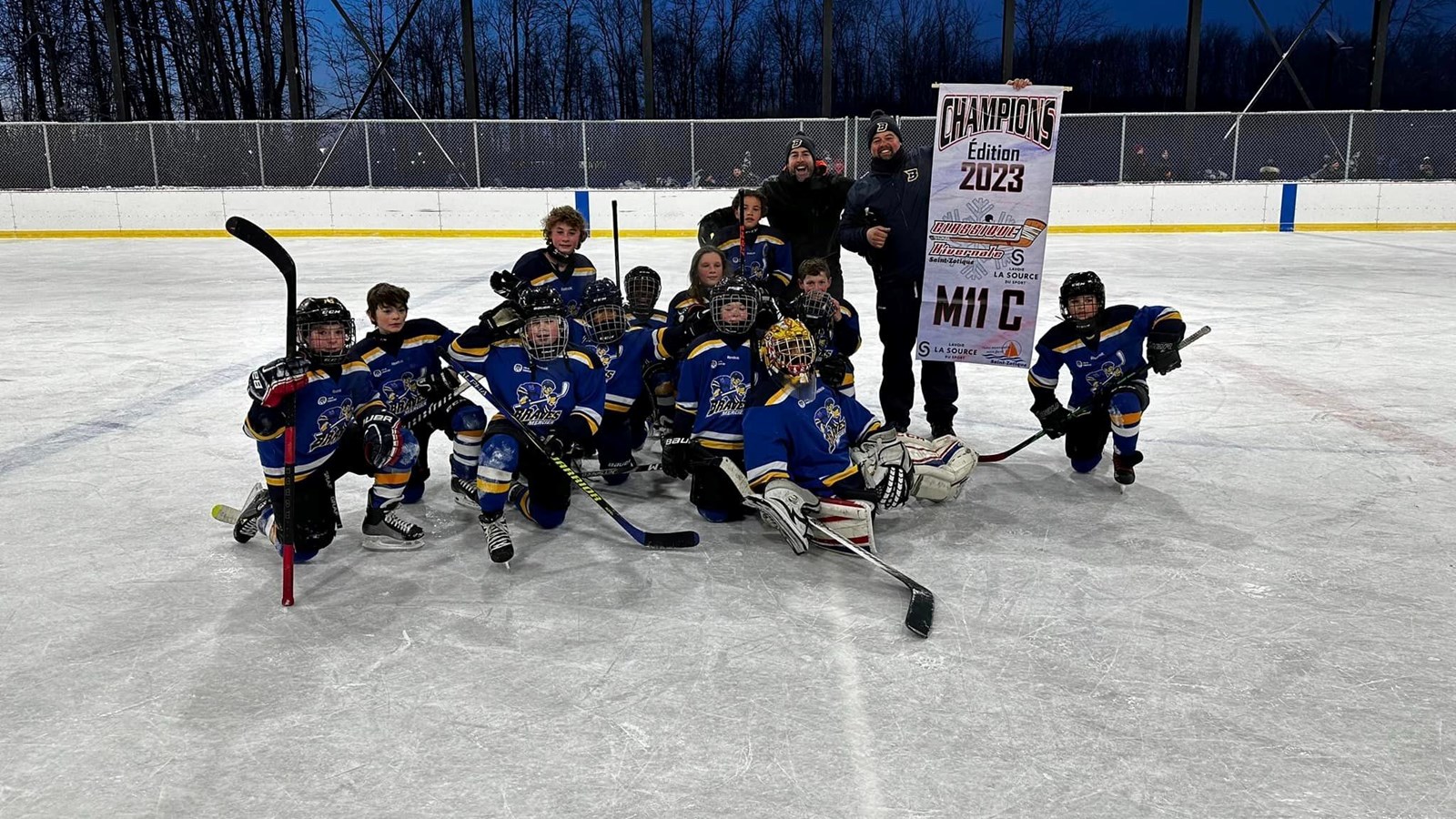 Gagnants catégorie mineurs - Braves de Mercier M11 C