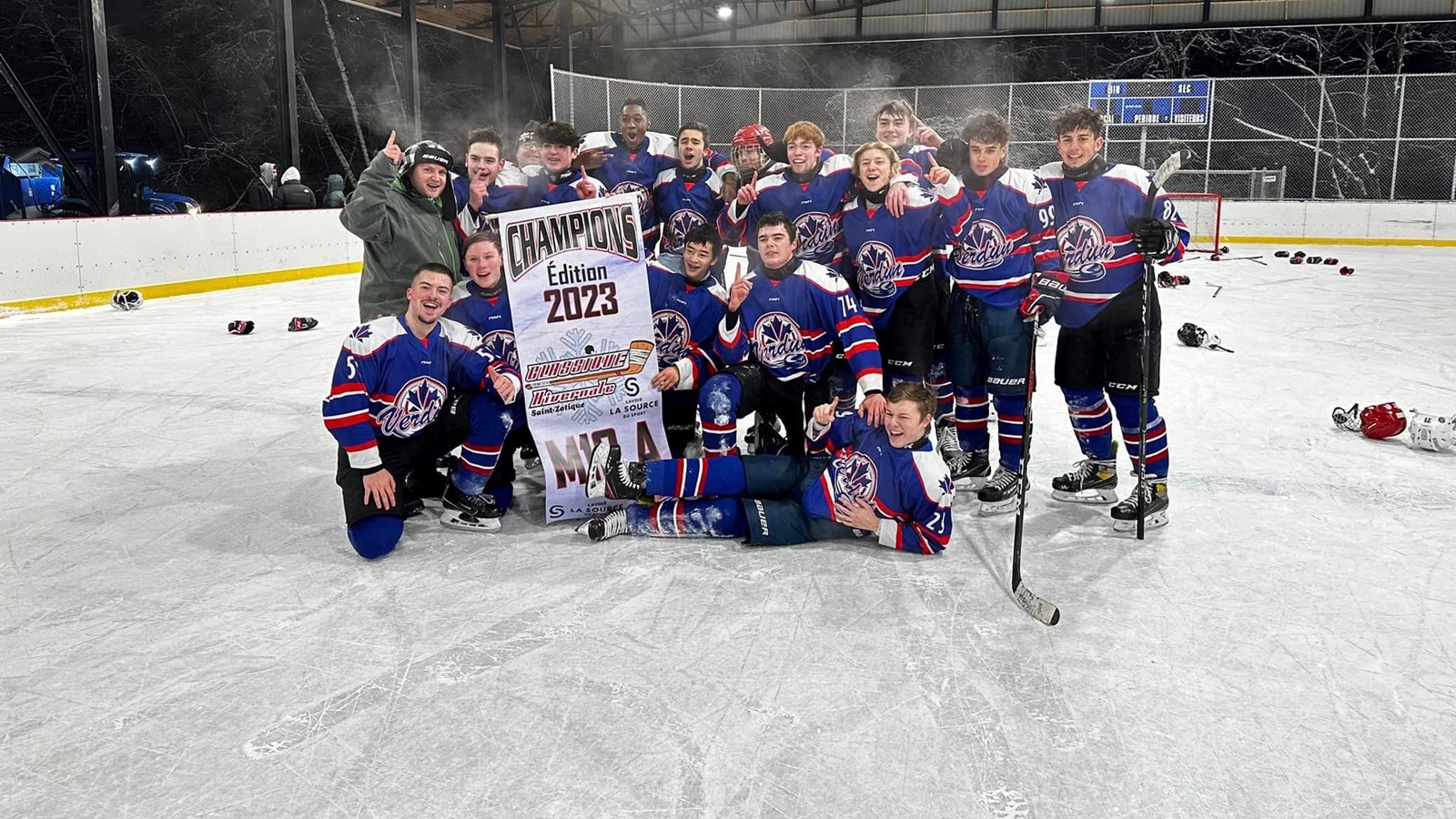 Gagnants catégorie mineurs - Les Aigles M18 A