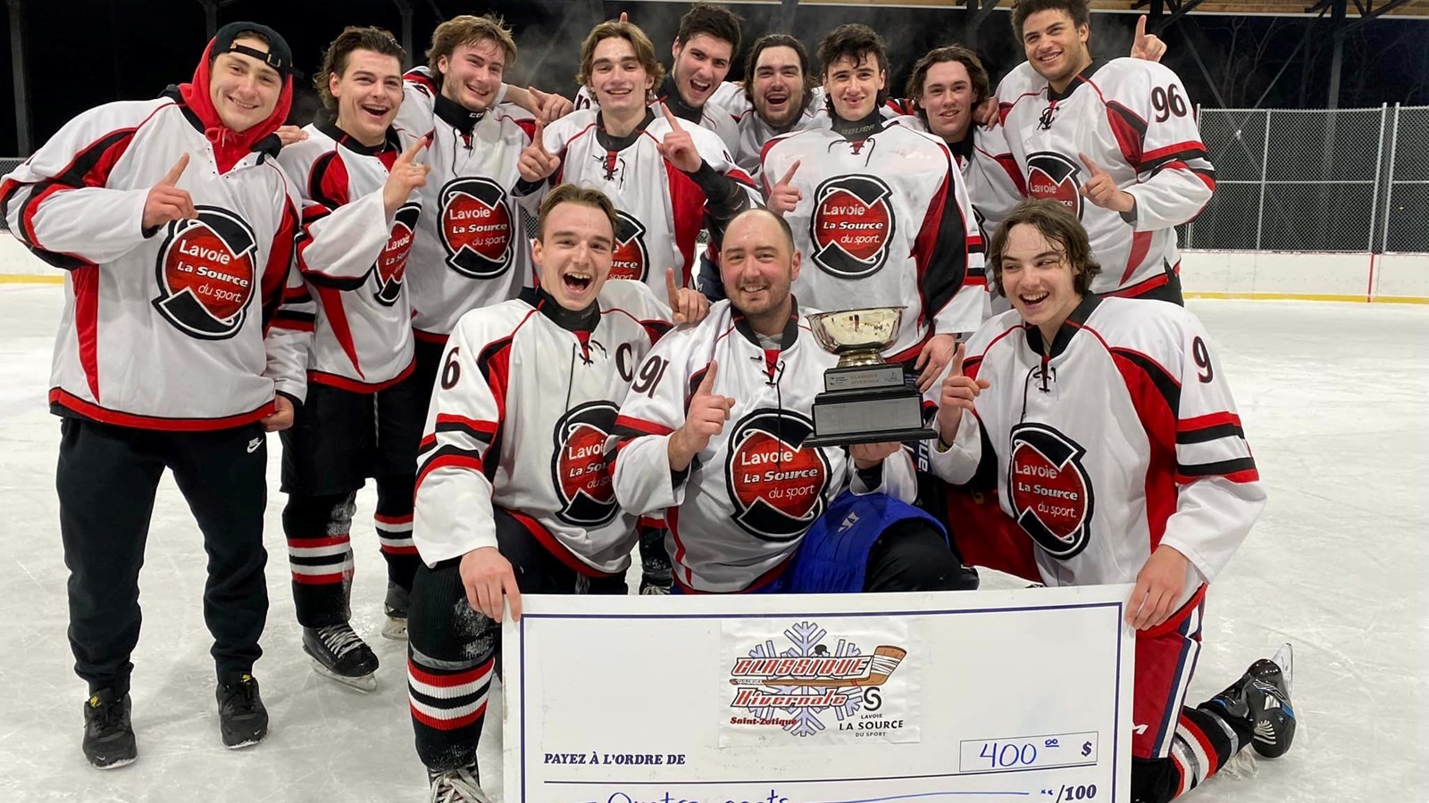 Gagnants catégorie sénior Masculin REC Lavoie Sport