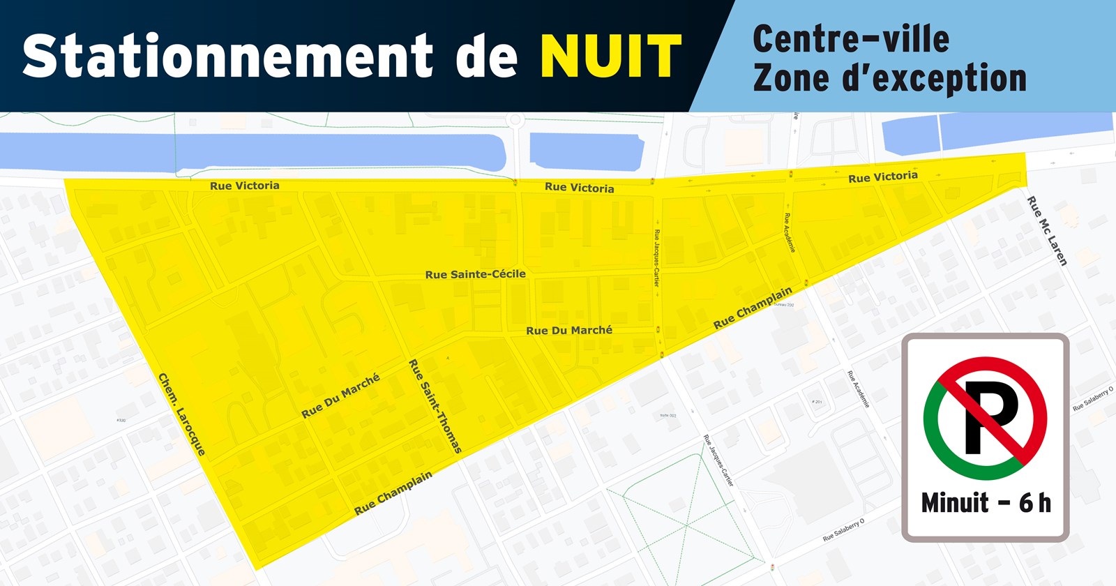 Stationnement de nuit au cœur du centre-ville : horaire d’interdiction modifié