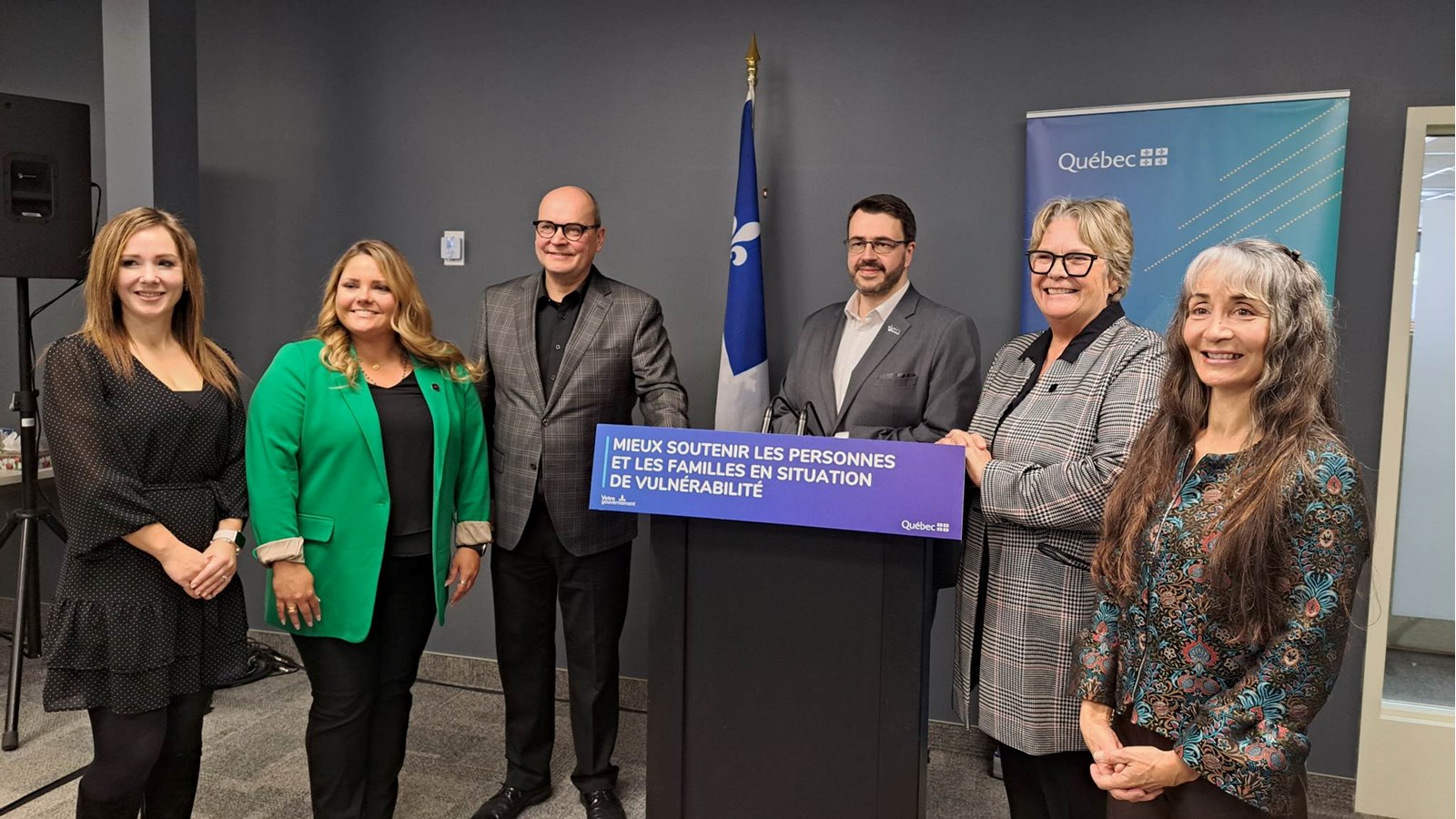 Les élus provinciaux d'une partie de la Montérégie assistaient à la conférence de Mme Rouleau