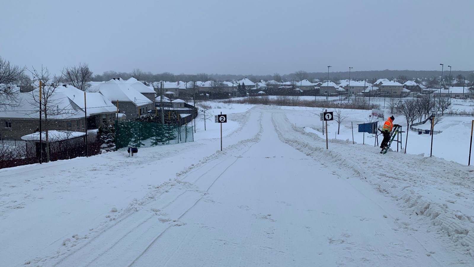 L'aire de glisse du parc des Éperviers est accessible à Notre-Dame-de-l'Île-Perrot