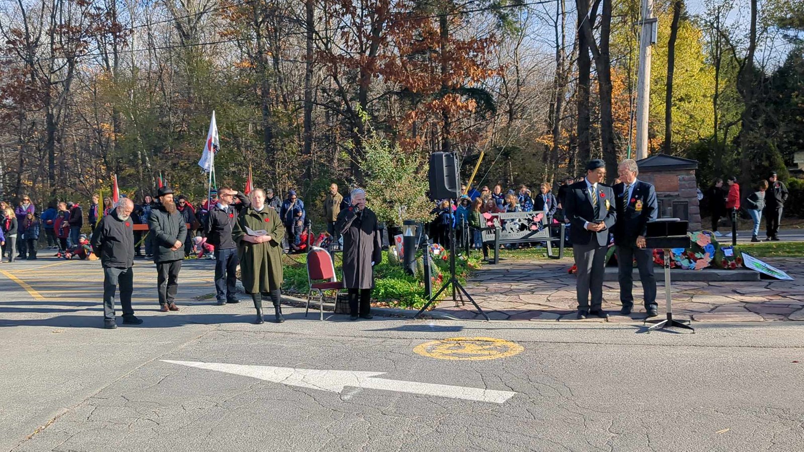 Hudson Remembrance Ceremony in pictures