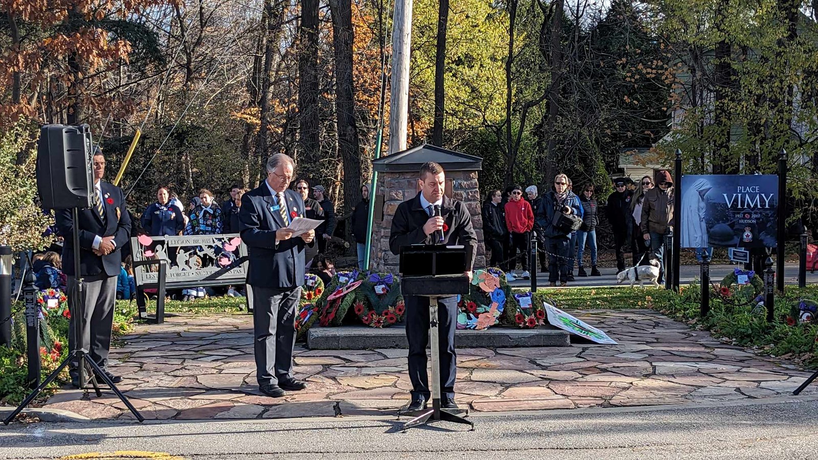 Hudson Remembrance Ceremony in pictures