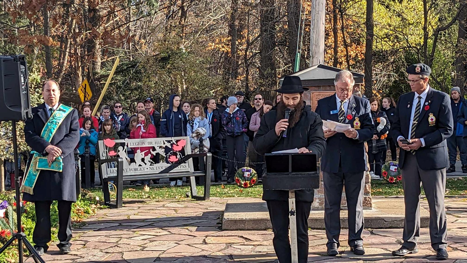 Hudson Remembrance Ceremony in pictures