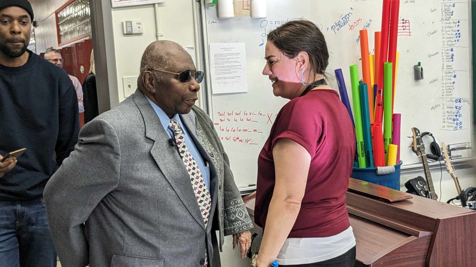 L'école Saint-Eugène reçoit la légende vivante du jazz Oliver Jones 