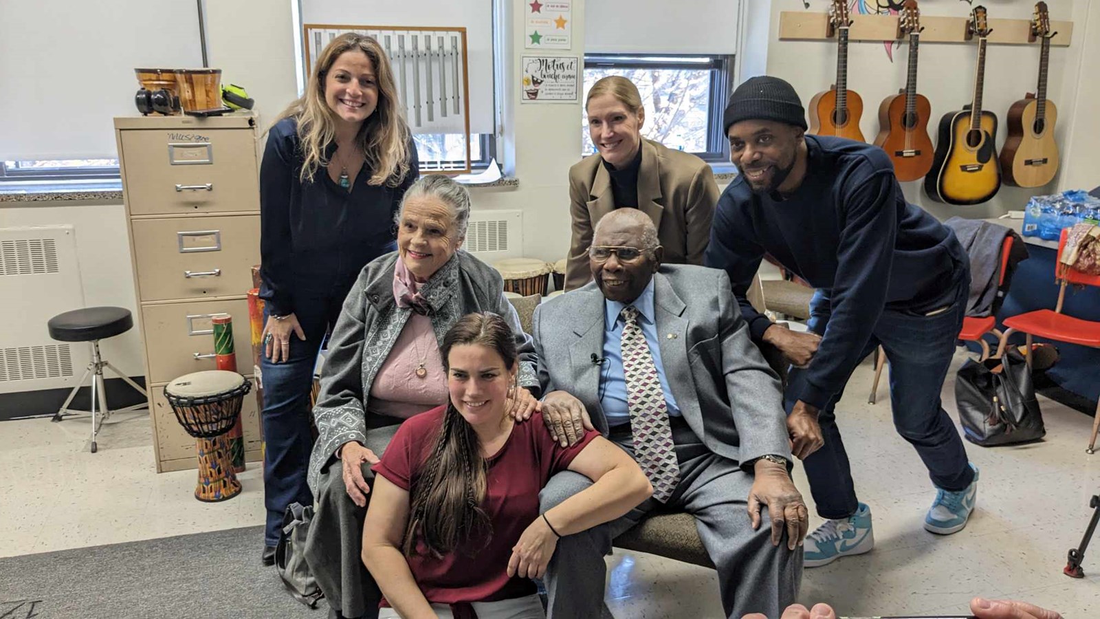 L'école Saint-Eugène reçoit la légende vivante du jazz Oliver Jones 