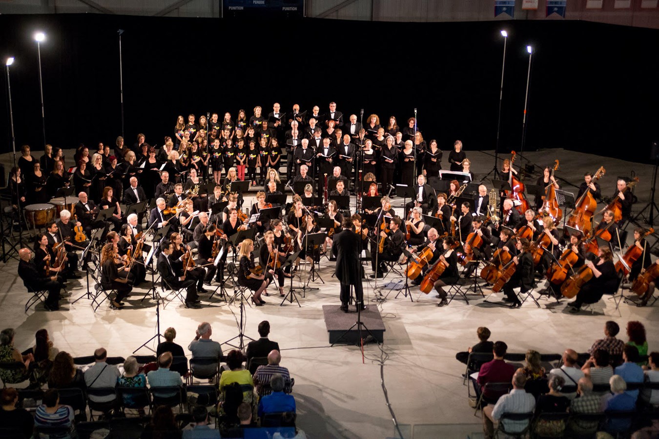 Concert Requiem de Mozart, aréna de Vaudreuil, mai 2016