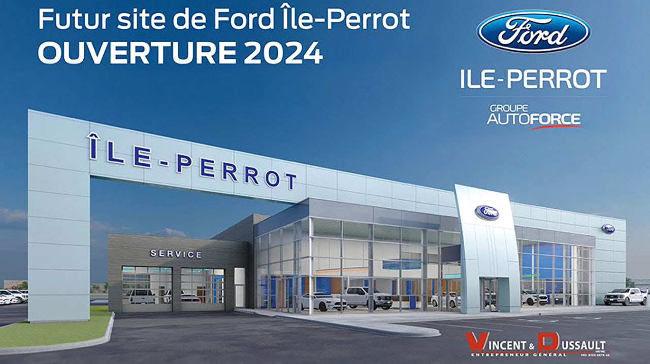 La première pelletée pour le nouveau Ford Île-Perrot