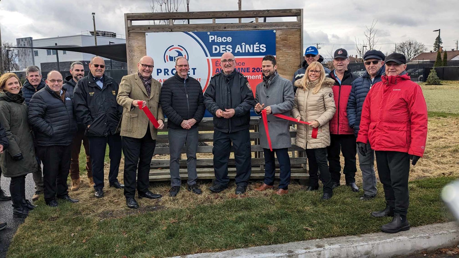 Salaberry-de-Valleyfield inaugure la Place des aînés 