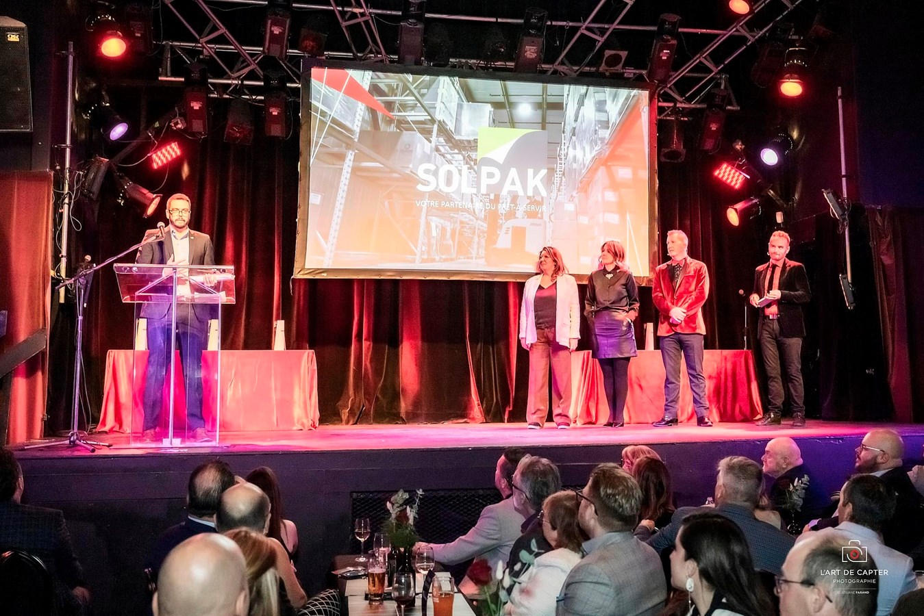 Solpak est nommé, Employeur de l'année, prix présenté par  Alternative RH