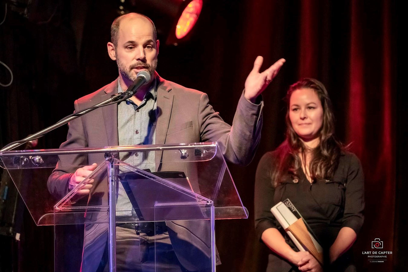Altius physio a reçu le prix, Startup présenté par Espace Fluo