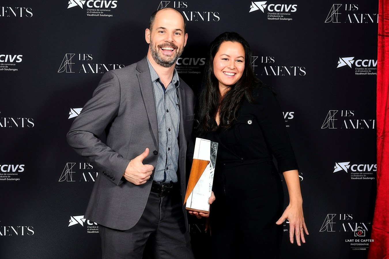 Altius physio a reçu le prix, Startup présenté par Espace Fluo