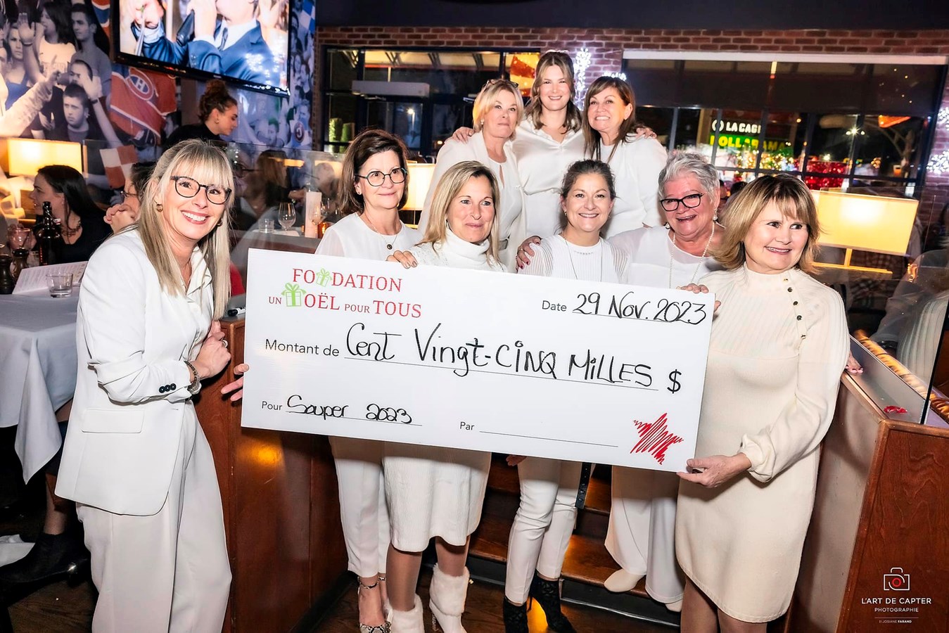 La Fondation un Noël pour tous récolte 125 000$