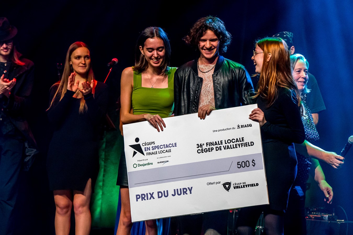 Magalie Courtemanche et Samuel Ladouceur, gagnants