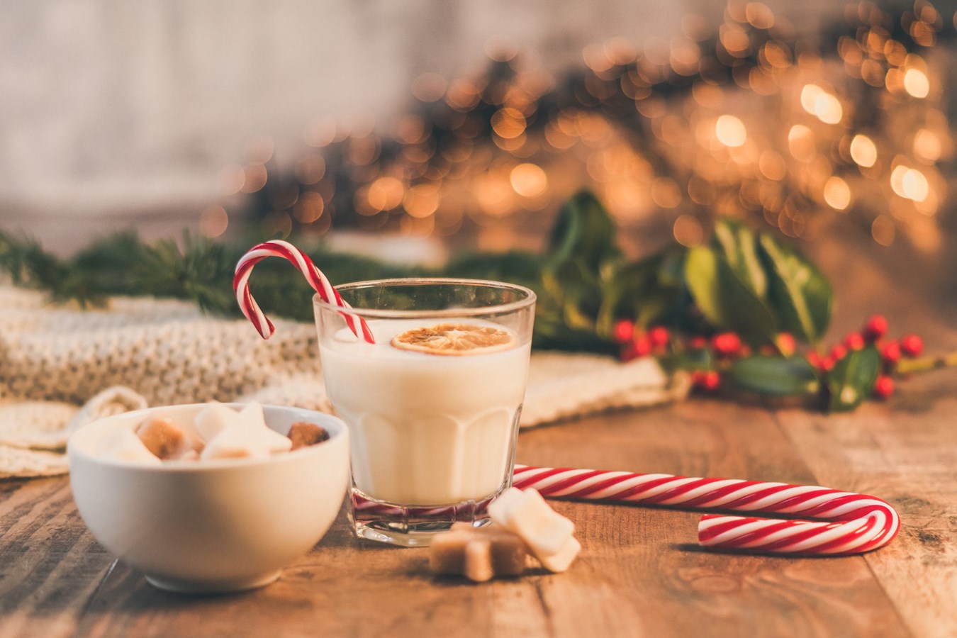 Les producteurs de lait offrent le lait en cadeau de Noël