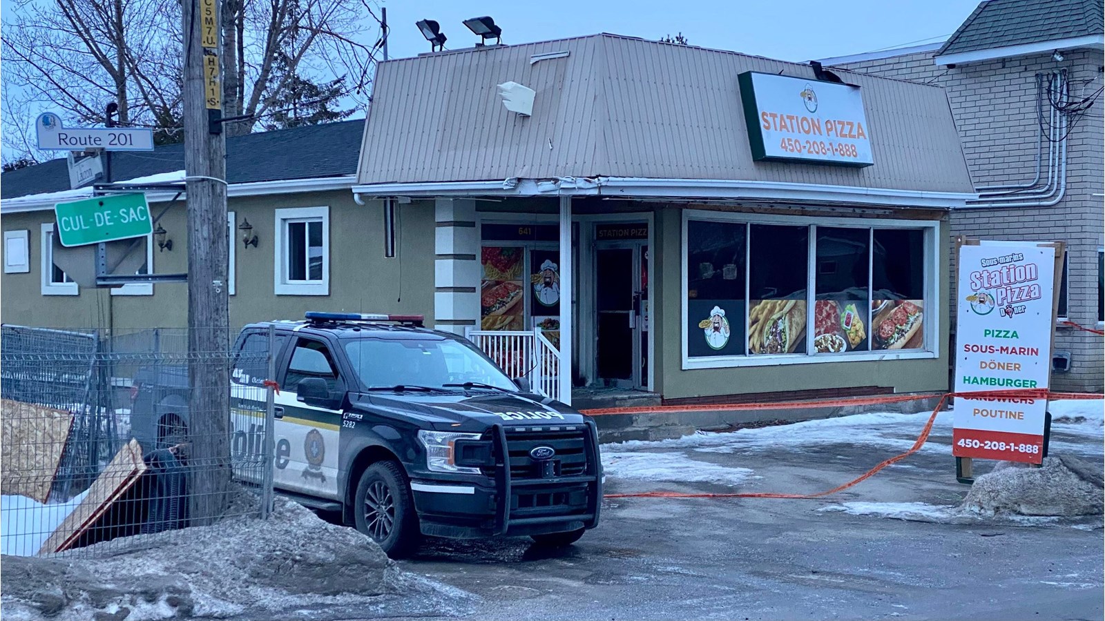 Incendie suspect dans un restaurant de Saint-Clet cette nuit